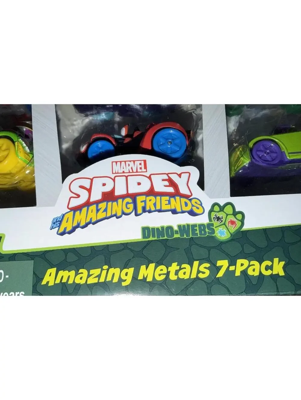 Marvel Spidey & His Amazing Friends Amazing Metals Exclusive 7pk 6-Inch Diecast